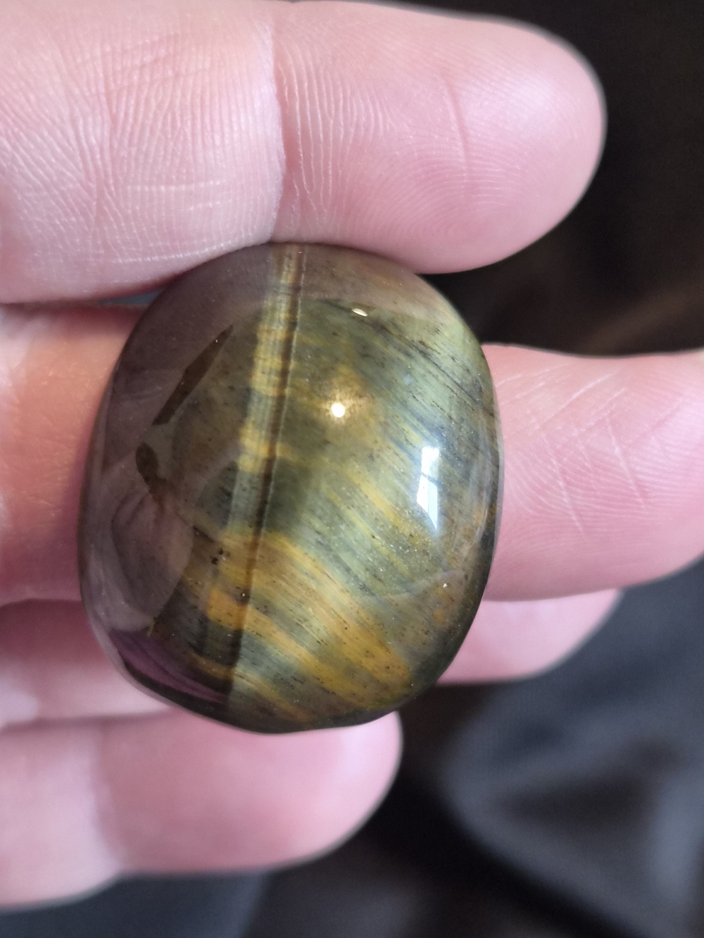 Polished Tiger's Eye Ring